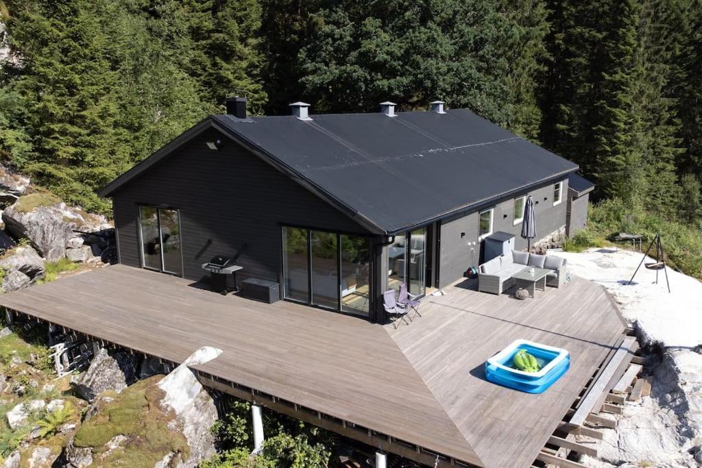 Modalen Fjord Cottage Mo (Hordaland) المظهر الخارجي الصورة