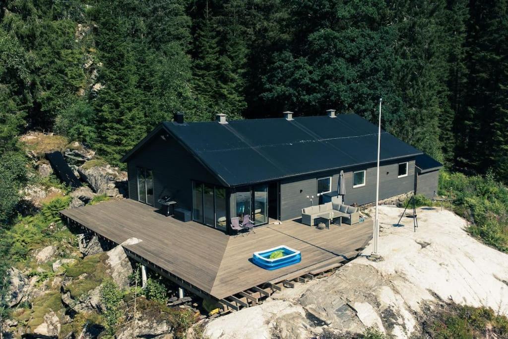 Modalen Fjord Cottage Mo (Hordaland) المظهر الخارجي الصورة
